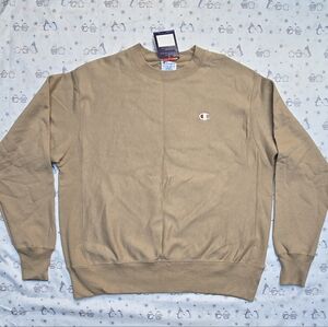 Champion Reverse Weave Women Fleece Sweatshirt Light Yellow